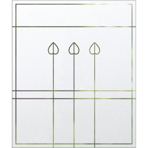 Frosted window film design M4