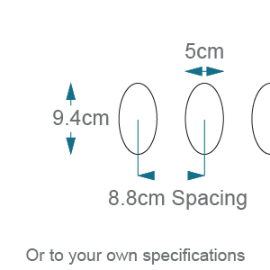 Frosted design dimensions A2