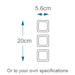Frosted design dimensions C12