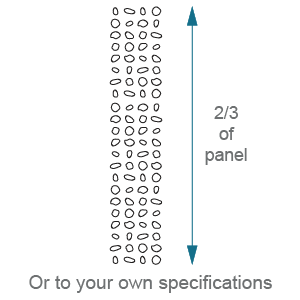 Frosted design dimensions C5