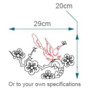 Frosted design dimensions D3