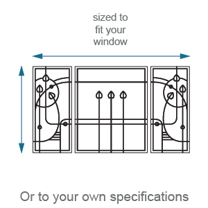 Frosted design dimensions M1