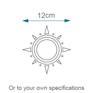 Frosted design dimensions N10