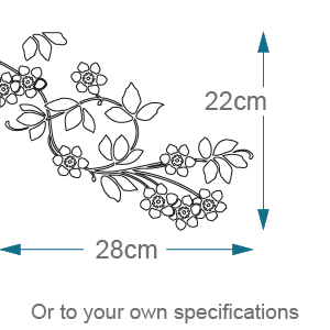 Frosted design dimensions N12