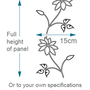 Frosted design dimensions N13