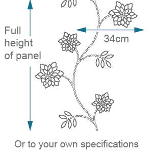 Frosted design dimensions N14