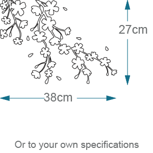 Frosted design dimensions N17