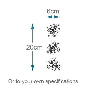 Frosted design dimensions N6