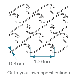 Frosted design dimensions P3