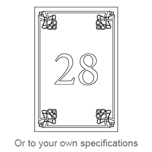 Frosted design dimensions T5
