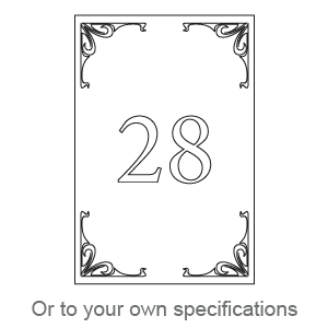 Frosted design dimensions T6