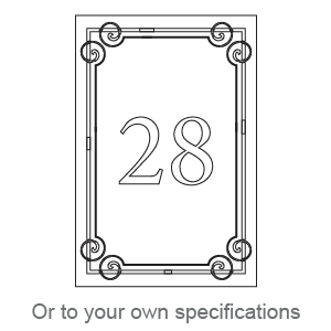 Frosted design dimensions T7