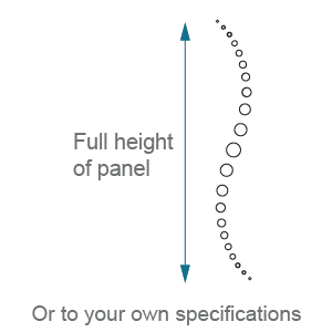 Frosted design dimensions V1