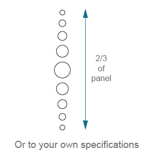 Frosted design dimensions V2