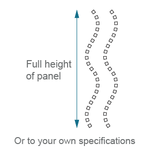 Frosted design dimensions V5