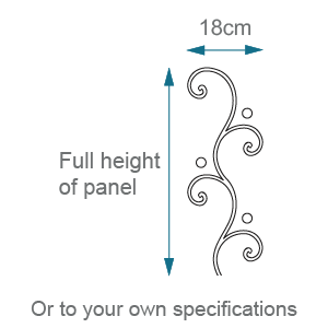 Frosted design dimensions V7