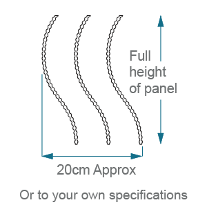 Frosted design dimensions V8